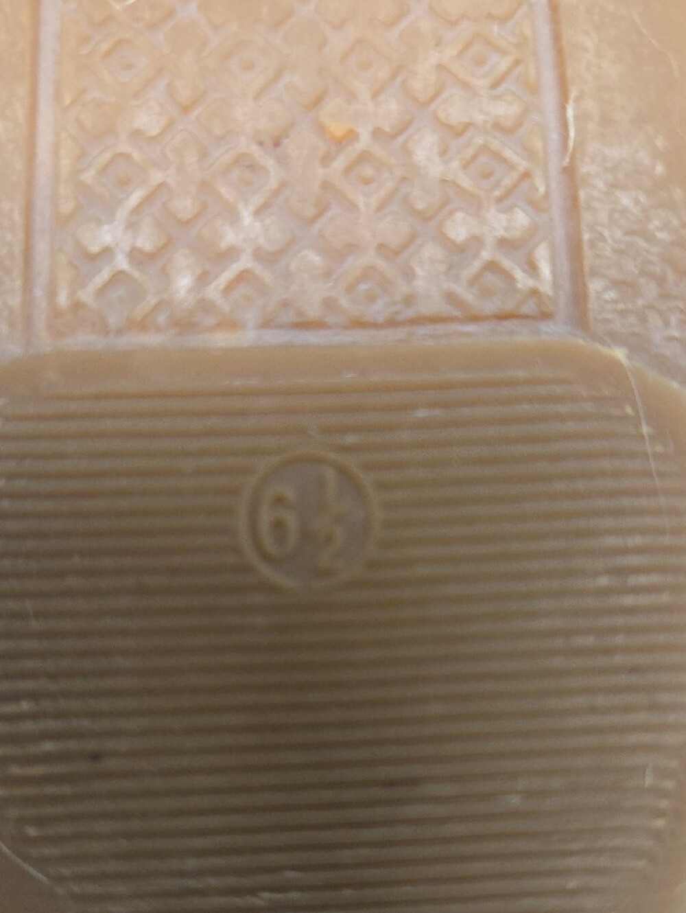 Tory Burch Tan and Gold Laser-Cut Espadrille Flats Sizec6.5 - Picture 8 of 8